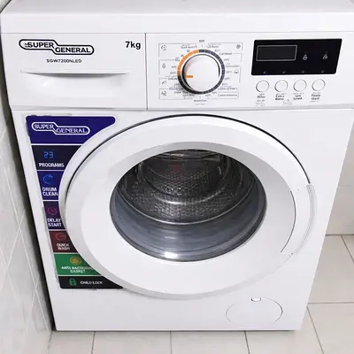 Urgent Sale - Super General 7kg Front Load Washing Machine - Good Working Condition