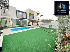 4-bedroom master villa with golf and lake views, private pool and garden, spacious and luxurious fin