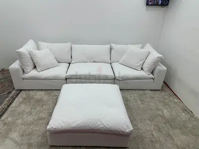 Amazing condition marina home luscious sofa with footstool