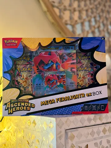 Ascended Heroes Mega Feraligatr ex Box -Pokémon TCG Sealed Set