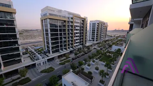 Studio Apartment | Azizi Riviera 14 | Balcony | Community Views