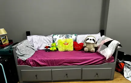 Ikea Day bed with two mettreses available in perfect condition