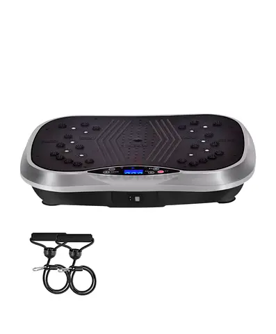 Whole Body Vibration Plate Machine with Resistance Bands - Good Condition