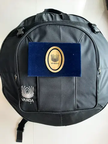 Black Vanda Branded Backpack - Good Condition