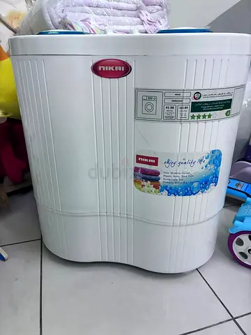 Nikai Twin Tub Washing Machine (Compact) - Good Working Condition