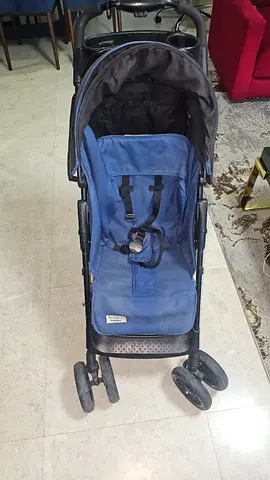 Lightweight single stroller - blue, compact fold