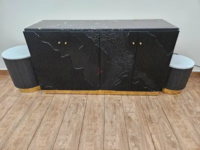 Side board Console set with 2 Stools