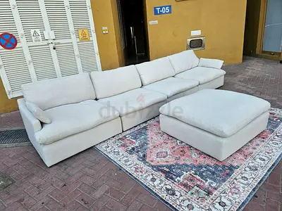 Swin home center swin sofa and footstool