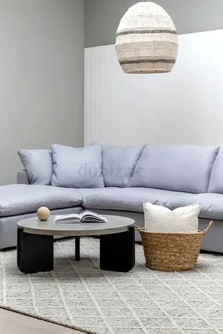 Marina home Luscious original featherLight grey L-shaped sectional sofa — gently used, modern design
