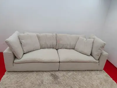 Top Quality line loom collection cloud feather 🪶 filled modular xl piece sofa