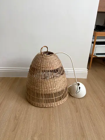 IKEA TORARED Woven rattan pendant lamp shade