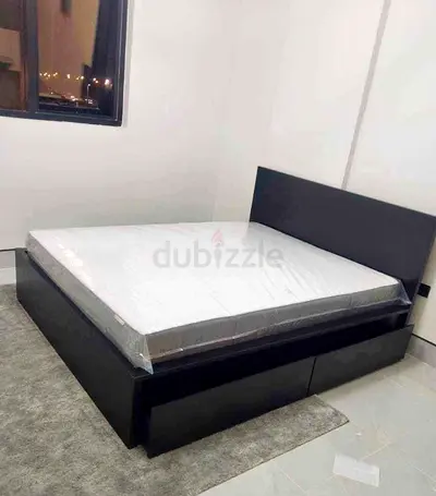Ikea Malm bed with mattress king size