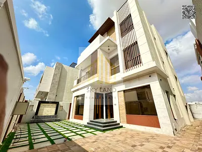 A magnificent villa, including registration fees, consisting of 5 master bedrooms with built-in wardrobes and a deck, is now for sale in a prestigious