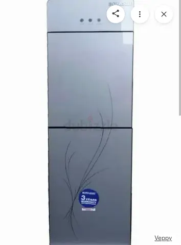 Sonashi Standing Water Dispenser / Cooler - 2 Door Silver Unit