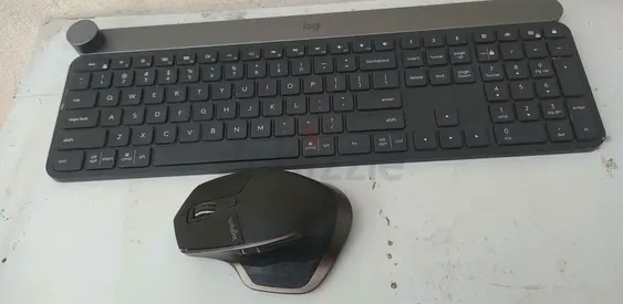 Logitech Craft Illuminated Wireless Keyboard    Logitech MX Master series wireless mouse