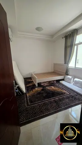Studio apartment for annual rent, close to the Dubai and Sharjah exit.