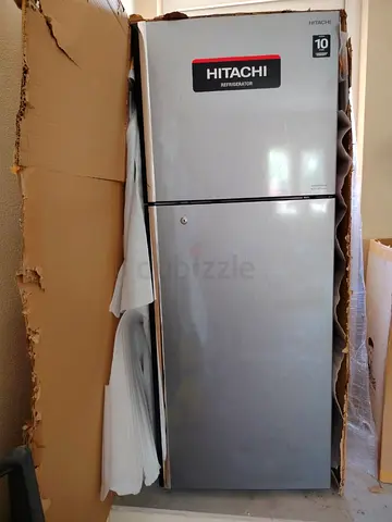 Hitachi 2-door Refrigerator (Silver) -brand new