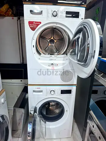 Bosch latest model series 8 9 kg washer and 9 kg dryer separate set BY eazaz
