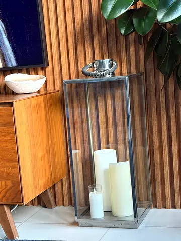 2 Metal candle Nightstands
