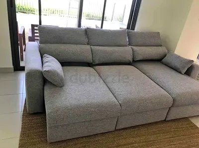 Ikea Eskelstuna L shape sofa bed Gray