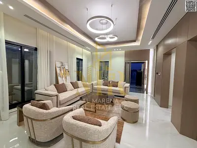 فيلا فاخرة طابقين وروف  خلف مستشفى السعودي الألماني وبالقرب من مجمع المدارس  ومصعد بالاثاث المنزلي  بسعر شامل  كهرباء ومية ومكيفات تملك حر