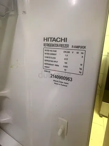 Hitachi Refrigerator/Freezer (Single Door) - Good Working Condition