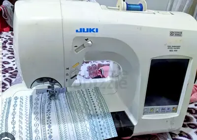 Juki heavy  Duty heavy weight big touch lcd screen embroidery  and sewing machine for sale