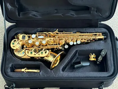 Jean Paul SS-400GP Soprano Saxophone with JP SS4 Optima Mouthpiece