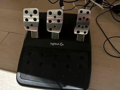 Logitech G Racing Pedals (Brake, Clutch, Throttle) - Good Condition