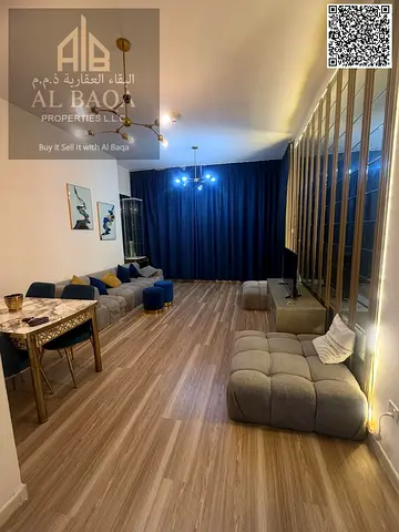 FULLY FURNISHED || 02 BHK APARTMENT ||| AJMAN ONE TOWER | 02 BEDROOM ||| 01 BIG BALCONY ||| FOR FAMILY ||| NEAR TO CORNICH ||| PARCEAL SEA VIEW