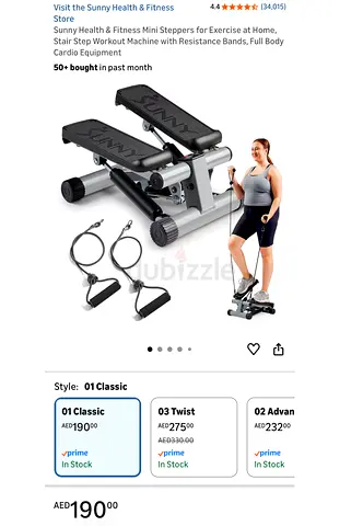 Mini stepper for exercise at home - new one, in box