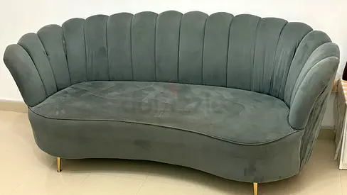 Sofa Three seater for Sale silver greyish colour