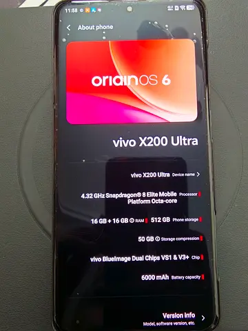 Vivo X200 Ultra - 512GB, 16GB RAM, excellent, 97% Battery
