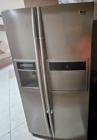 LG Side-by-Side Refrigerator with Water  Ice Dispenser - Stainless Steel