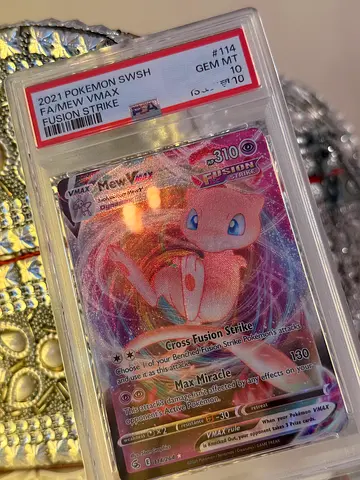 PSA 10 Mew VMAX (Pokemon, Fusion Strike)