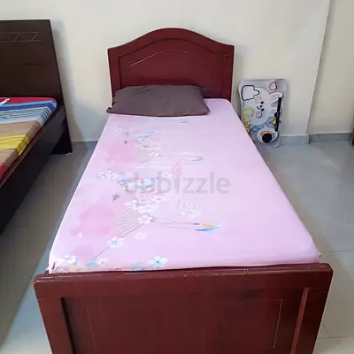 Wooden bed ( Single)  - Good Condition,