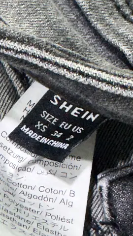 Grey SHEIN knit top, size XS (EU 34 / US 2)