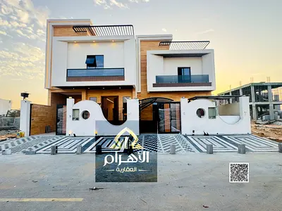 خصم خاص للكاش فيلا بسعر شامل الرسوم على الشارع الرئيسي جاهزة للسكن في أرقي مناطق عجمان تملك حر لجميع الجنسيات . .