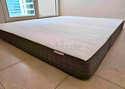 Ikea malm King size bed with matters