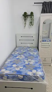 Girls bedspace with attached bath and balcony near burjuman