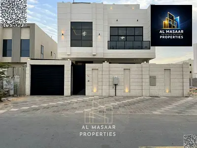 Villa for sale in Al Bahia, on a street and alley, very high-end finishing, with a rooftop terrace, large living room, electricity, water, and air con