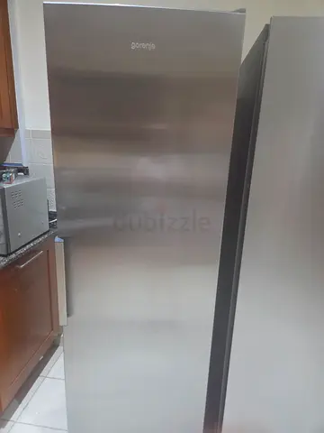 Silver single door refrigerator - excellent working condition