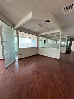 Office for annual rent in Sharjah | Free AC | 6 months free | Al Majaz 1, direct lake view | Flexibl