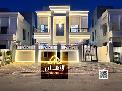 Modern villa for sale in Al Helio, Ajman | 6 master bedrooms, registration and ownership fees included
