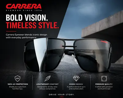 Carrera Shield Sunglasses – Bold  Premium Look