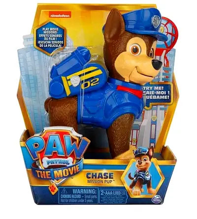 Paw Patrol The Movie Chase Mission Pup Figure - Light  Sound