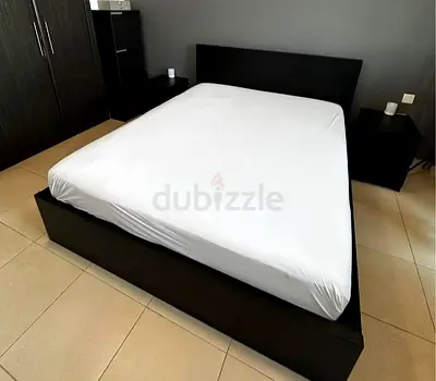Ikea Queen size bed with mattress available in perfect condition