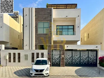 Luxury villa for rent in Al Yasmin | Two floors + roof | 5 bedrooms | Fully furnished + gym | Ready for immediate occupancy | Priced at 130,000 annual