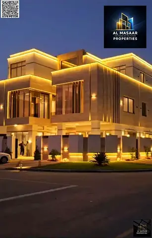 Luxury corner villa directly opposite Al Hamidiya Park with 7 rooms and a rooftop terrace. Price includes swimming pool, air conditioning, electricity