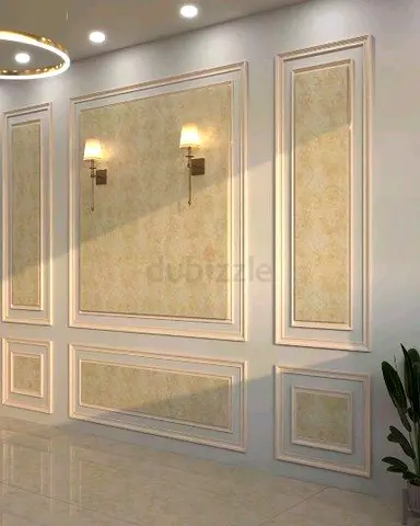Wall decor pvc paneling and wall moulding Service